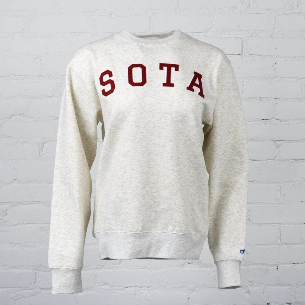 Blue 84 MN SOTA Bayport Crewneck Oatmeal